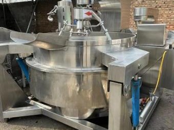 超低价处理全自动二手炒锅夹层锅不锈钢食品蒸煮锅操作简单